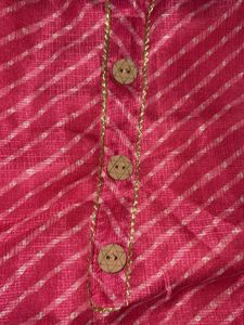 Very Beautiful Long Kota Doria Kurta