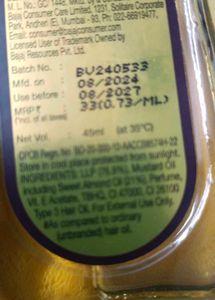 Bajaj almond oil and paper earings