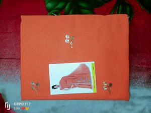 Beautiful Trendy Purple, Orange &amp; 2 Magenta Saree