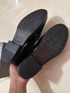 Coach Black Glassy Partywear Loafers