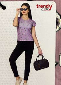 Floral Ribbed Top