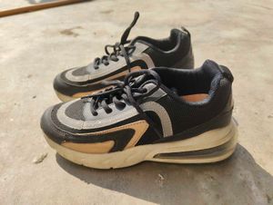 branded Black & Grey Sneakers