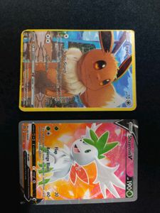 Shiny Pokemon Duo – Eevee(Holo Promo)& Shaymin V🌸