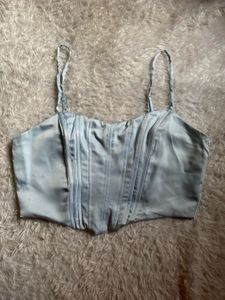 Blue Corset Top