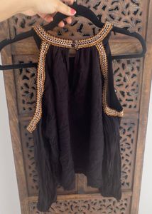 Forever 21 New Bohemian Beaded Top With Tag