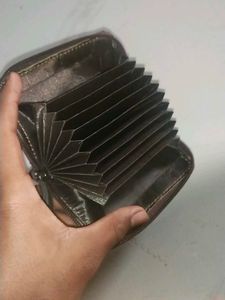 Brown Wallet with Stylish Detail