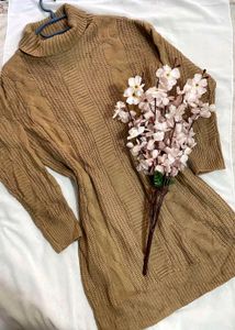B2G2 🎁 Chic Brown Turtleneck Sweater ()