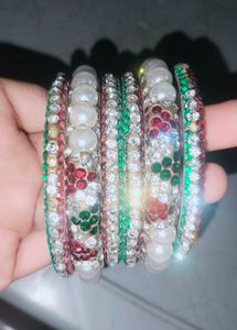 New Beautiful Party Wear Bangles With A Latkan