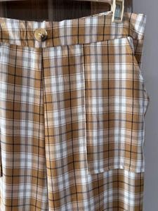 SHEIN PLAID HIGHWAIST TROUSER
