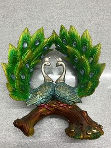 Peacock Showcase Decor