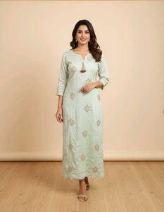 Elegant Embroidered Kurta