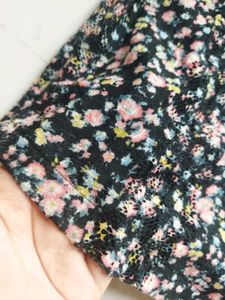 Black Floral Top
