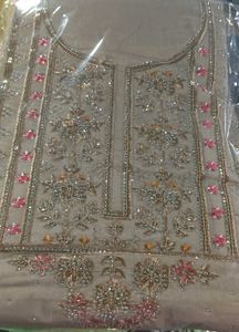 Elegant Embroidered Unstitched Suit