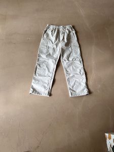 Comfy Beige Utility Cargo Pants - Drawstring Waist
