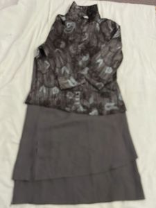 Patterned Button-Down Shirt