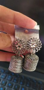 Oxidised Earring