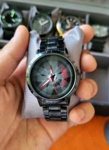 Gyro Spinning Wheel Watch