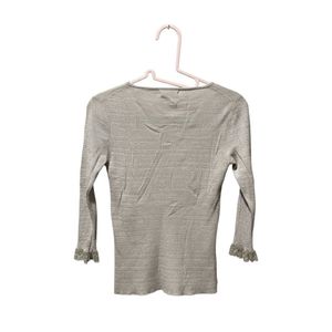 Button-Front Long Sleeve Cardigan