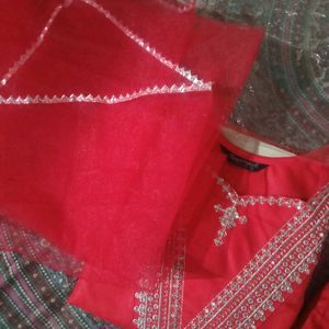 Kurti With Dupatta Pant Set