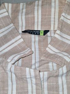 Striped Casual Shirt (Tokyo Talkies) M