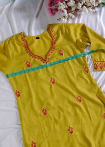 Beautiful Mustard KurtibPalazzo Set