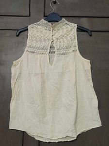 Off White Cotton Top