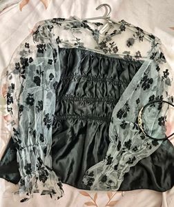 Floral Sleeve Top