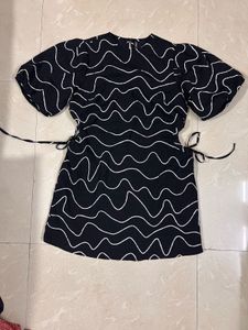 White Stripes Dress