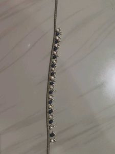Beaded Silver Necklace
