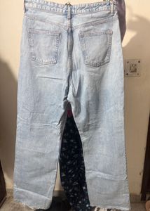 ZARA Light Wash Wide Leg Jeans