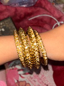 Golden Bangle Set