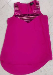 Dark pink tunic