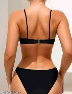 Chic Black One Piece Swimsuit