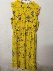 local yellow floral dress