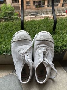 White Canvas Shoes