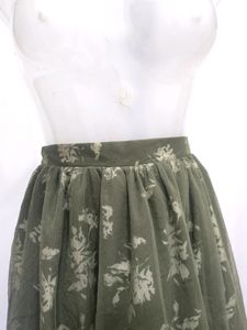 Tulle Inner Printed Mini Skirt