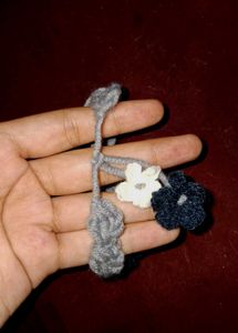 Crochet Flower Bracelet