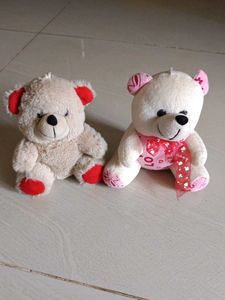 Cute Teddy Bear Duo