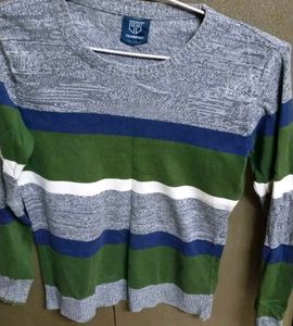 Striped Pullover Sweater