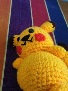 Crochet Pikachu Plushie