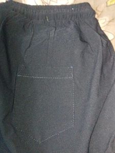 Dark Blue Casual Pants