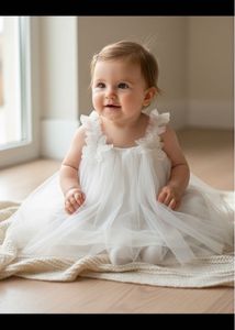 Cute White Tulle Dress