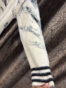 Stylish Striped Knit Sweater