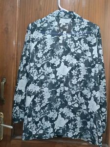 Floral Button-Down Shirt
