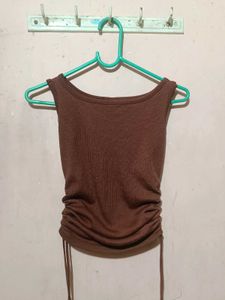 Cropped Top With String