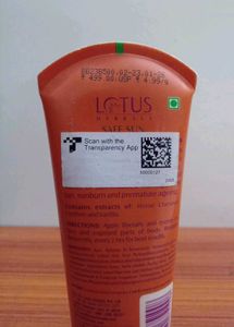 Lotus Herbals UV Screen MatteGEL Sunscreen