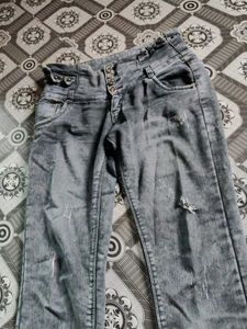 High Waisted Denim Jeans