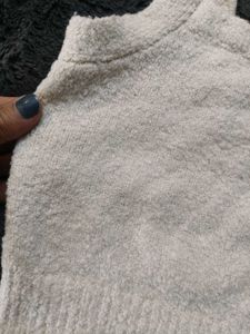 White Cropped Tank Top