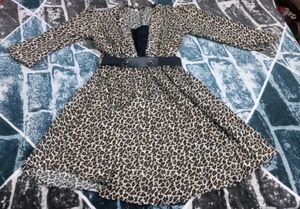 Leopard Print Mini Dress