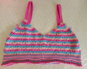 Forever 21 Pink Crochet Top